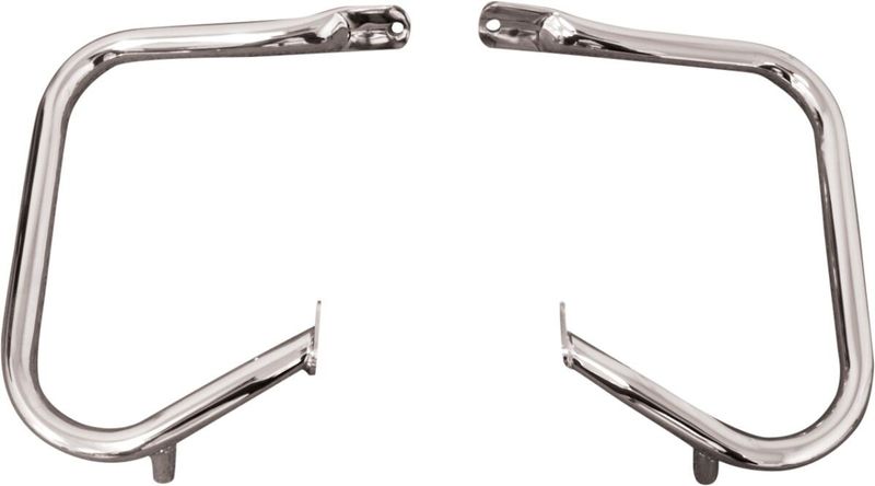 Bågar bakre sidoväskor Drag Specialties Buffalo krom Touring 97-13