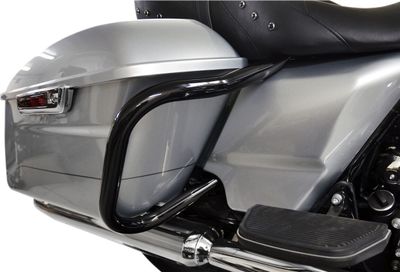 Sidoväska Drag Specialties Buffalo bak Touring 14-22, Trike 14-21 svart