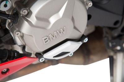 Skydd SW-Motech svart silver bak Bmw 14-20
