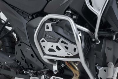 Skydd cylinder SW-Motech silver Bmw 23-upp, Bajaj 16