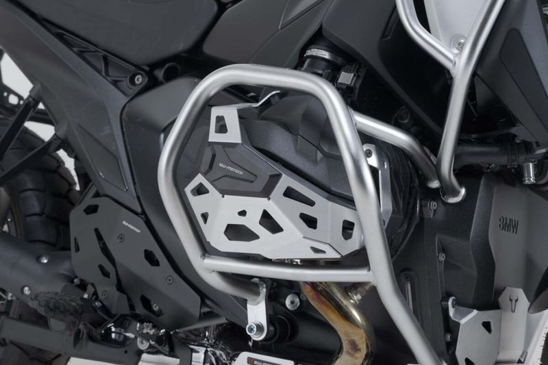Skydd cylinder SW-Motech silver Bmw 23-upp, Bajaj 16