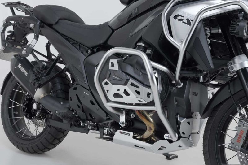 Skydd cylinder SW-Motech silver Bmw 23-upp, Bajaj 16