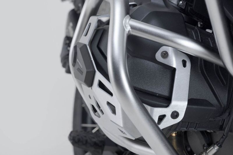 Skydd cylinder SW-Motech silver Bmw 23-upp, Bajaj 16