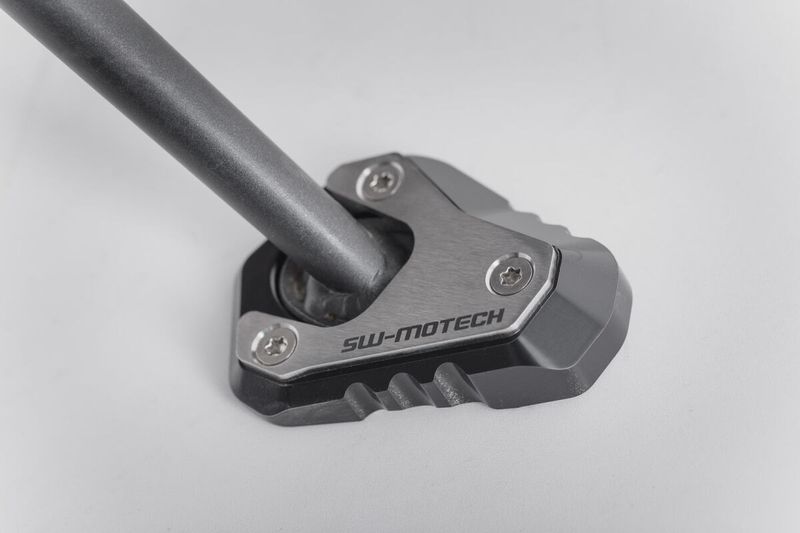 Förlängning sidostödsfot SW-Motech svart silver Kawasaki 14-24