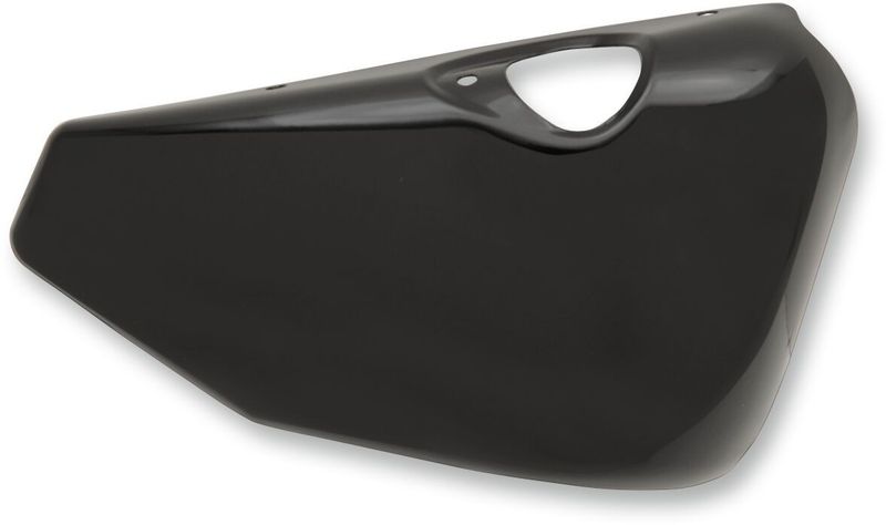 Sidokåpor Drag Specialties svart höger Sportster 04-13