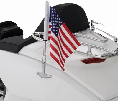 Flagga Show Chrome Pole US Flag Honda 18-20