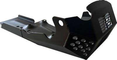 Motorskydd Drag Specialties aluminium svart Pan America 21-24