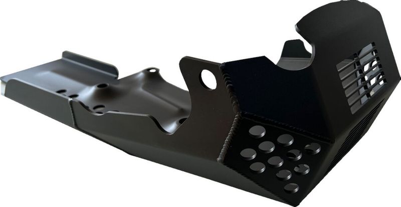 Motorskydd Drag Specialties aluminium svart Pan America 21-24