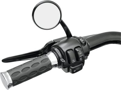 Spegel Todd's Cycle Shooter End svart vänster SML-2