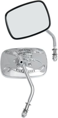 Speglar Drag Specialties Live Pair krom