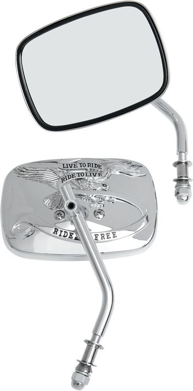 Speglar Drag Specialties Live Pair krom