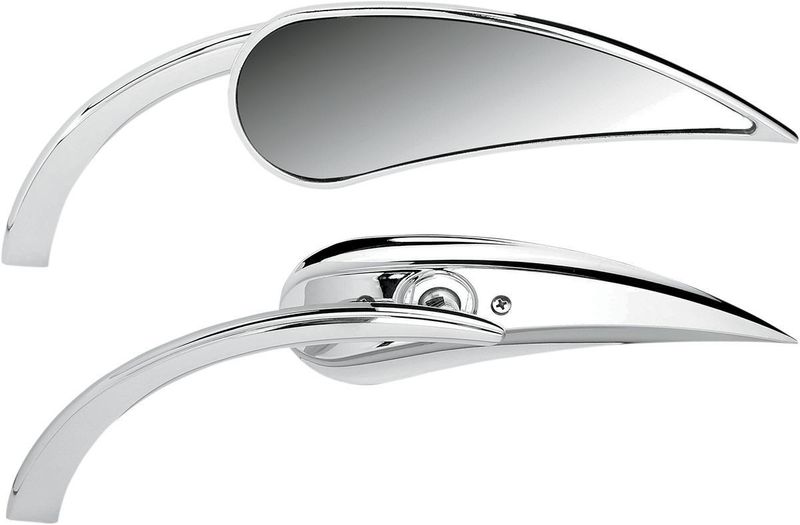 Speglar Arlen Ness Rad II kromspegel vänster USE P/N 544044 FOR YAMAHA