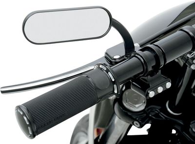 Spegel Arlen Ness svart vänster USE P/N 544044 FOR YAMAHA