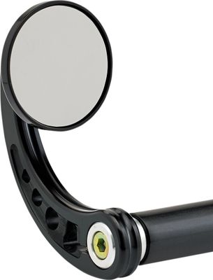 Backspegel Joker Machine rund styrände 2,25" med stam C svart