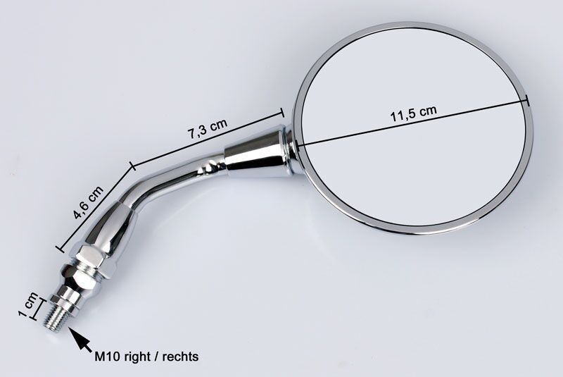 Spegel Emgo krom höger Moto Guzzi 02-05