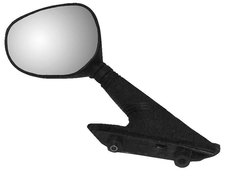 Spegel Emgo svart vänster Piaggio 00-09