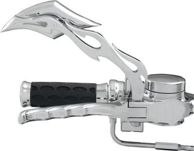 Spegel Drag Specialties Gothic Sculptured Stem krom höger
