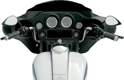 Spegel Drag Specialties Teardrop kort svart