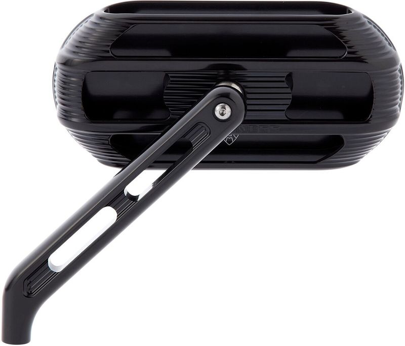 Spegel Arlen Ness Sidekick höger incl hardware for Harley, svart