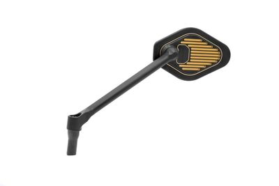 Spegel Drag Specialties Stem 18cm justerbar lång svart guld M03-12-L-BDG