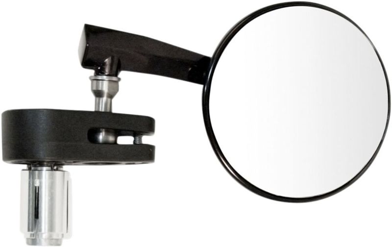 Spegel Emgo 2.5 aluminium svart vänster