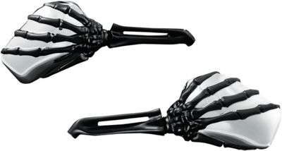 Speglar Kuryakyn Skeleton svart/krom