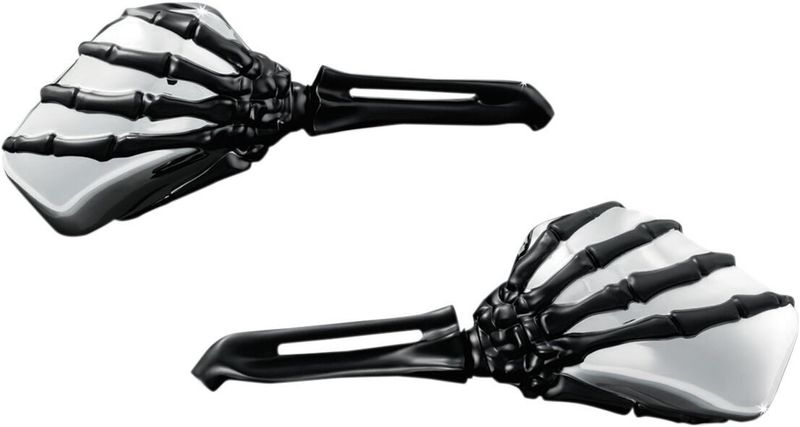 Speglar Kuryakyn Skeleton svart/krom