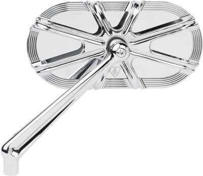 Spegel Arlen Ness vänster incl hardware for Harley, krom