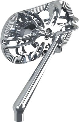 Spegel Arlen Ness vänster incl hardware for Harley, krom