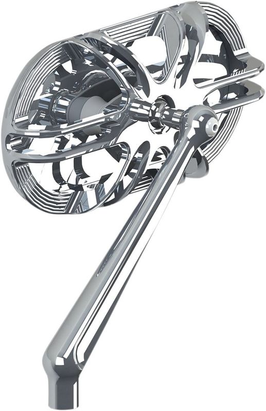 Spegel Arlen Ness vänster incl hardware for Harley, krom
