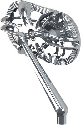 Spegel Arlen Ness höger incl hardware for Harley, krom