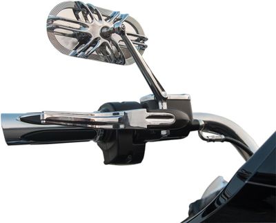 Spegel Arlen Ness höger incl hardware for Harley, krom