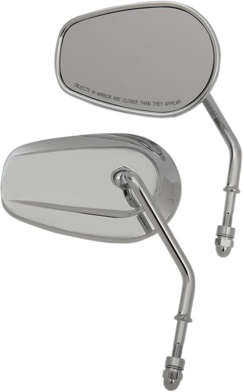 Spegel Drag Specialties OEM-Style Teasr kort krom