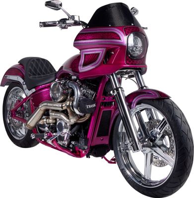 Spegel Arlen Ness billet höger krom incl hardware for Harley,