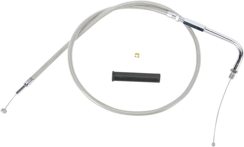 Gasvajer Drag Specialties 37 Braid rostfri flätad stål H-D 88-95