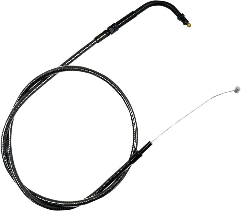 Gasvajer styre LA Choppers Midnight 18 20 flätad rostfri