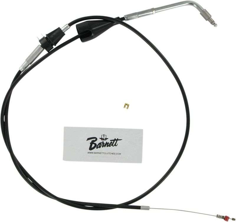Returvajer gashandtag Barnett Idle/cruise Control svart vinyl överstorlek Touring 07