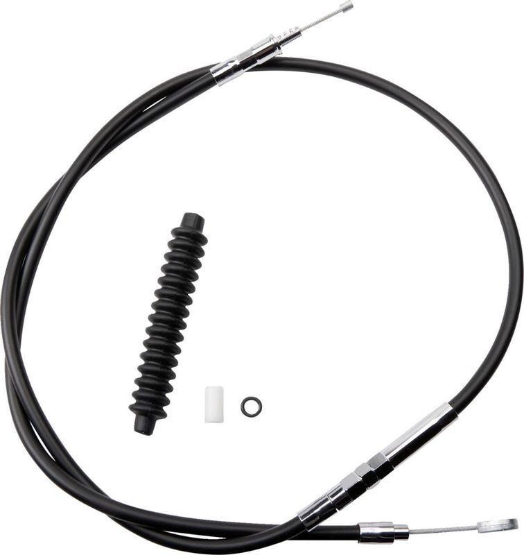 Kopplingsvajer Drag Specialties High-Efficiency 57 1/4 svart vinyl Sportster 86-03