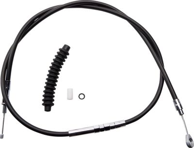 Kopplingsvajer Drag Specialties High-Efficiency svart vinyl Sportster 05-22