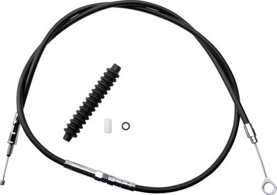 Kopplingsvajer Drag Specialties High-Efficiency svart vinyl Softail 07-13