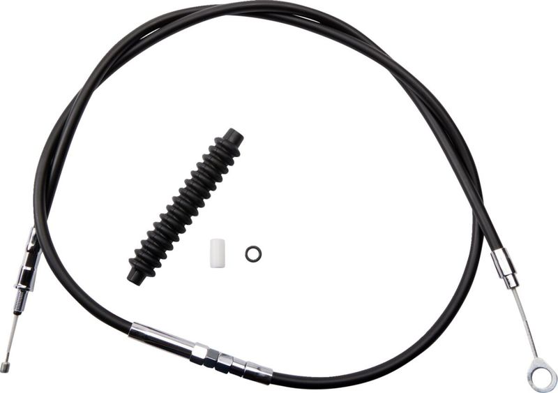 Kopplingsvajer Drag Specialties High-Efficiency svart vinyl Softail 07-13
