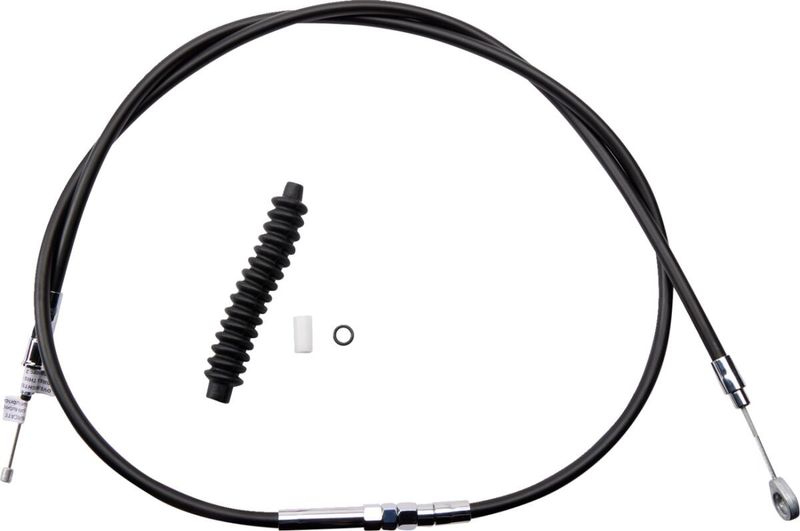 Kopplingsvajer Drag Specialties High-Efficiency svart vinyl Softail 07-13