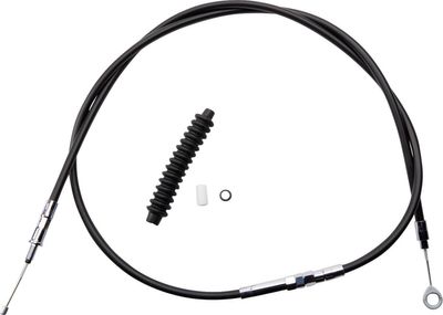 Kopplingsvajer Drag Specialties High-Efficiency svart vinyl Softail 07-13
