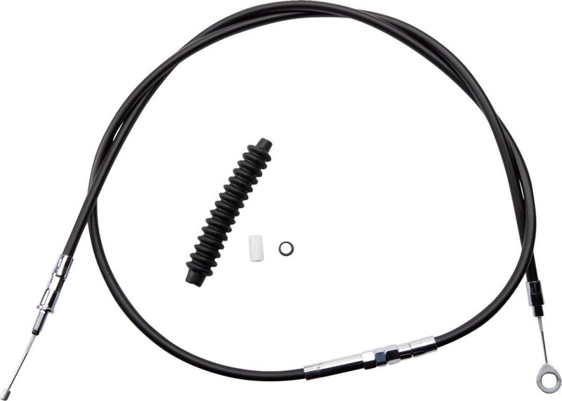Kopplingsvajer Drag Specialties High-Efficiency svart vinyl Softail 07-13