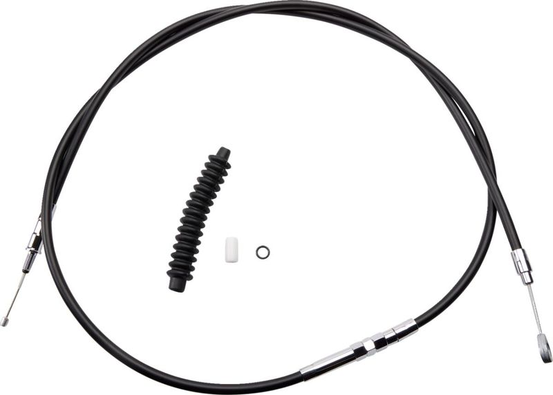 Kopplingsvajer Drag Specialties High-Efficiency svart vinyl Softail 07-13