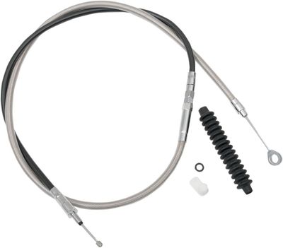 Kopplingsvajer Drag Specialties High-Efficiency 52 3/4 rostfri flätad stål Sportster 86-03