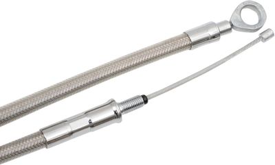 Kopplingsvajer Drag Specialties High-Efficiency svart vinyl Softail 07-17, Dyna 06-16