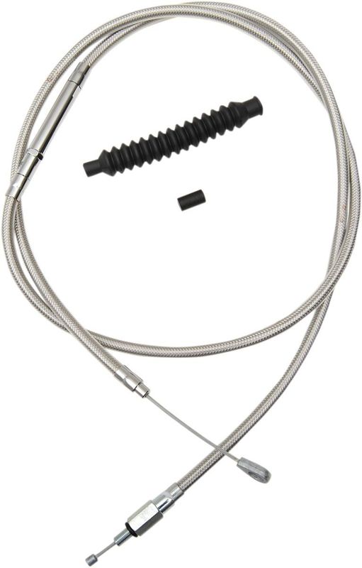 Kopplingsvajer LA Choppers Mini rostfri flätad H-D 03-16
