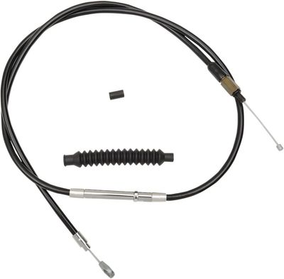 Kopplingsvajer LA Choppers 12-14 Fl svart vinyl H-D 03-16