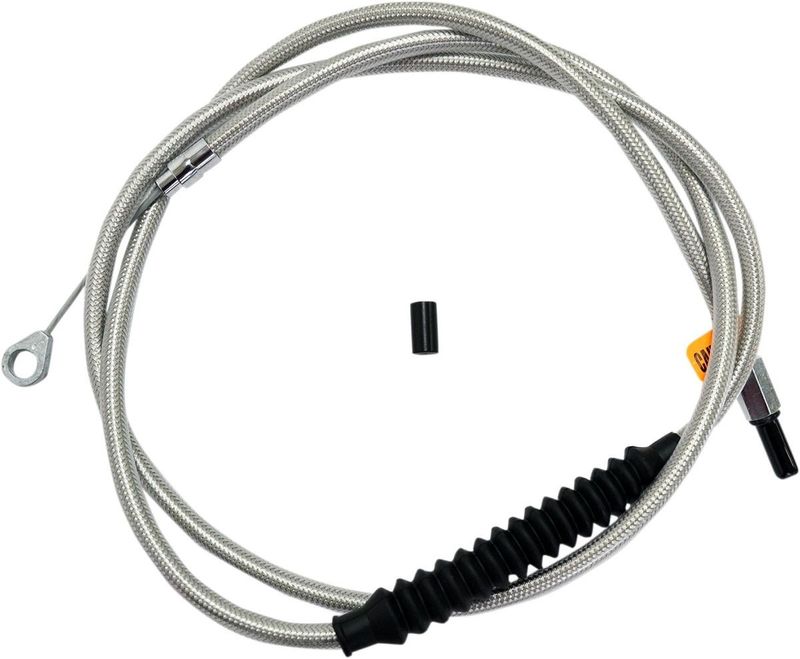 Kopplingsvajer LA Choppers 18-20 rostfri flätad H-D 03-16